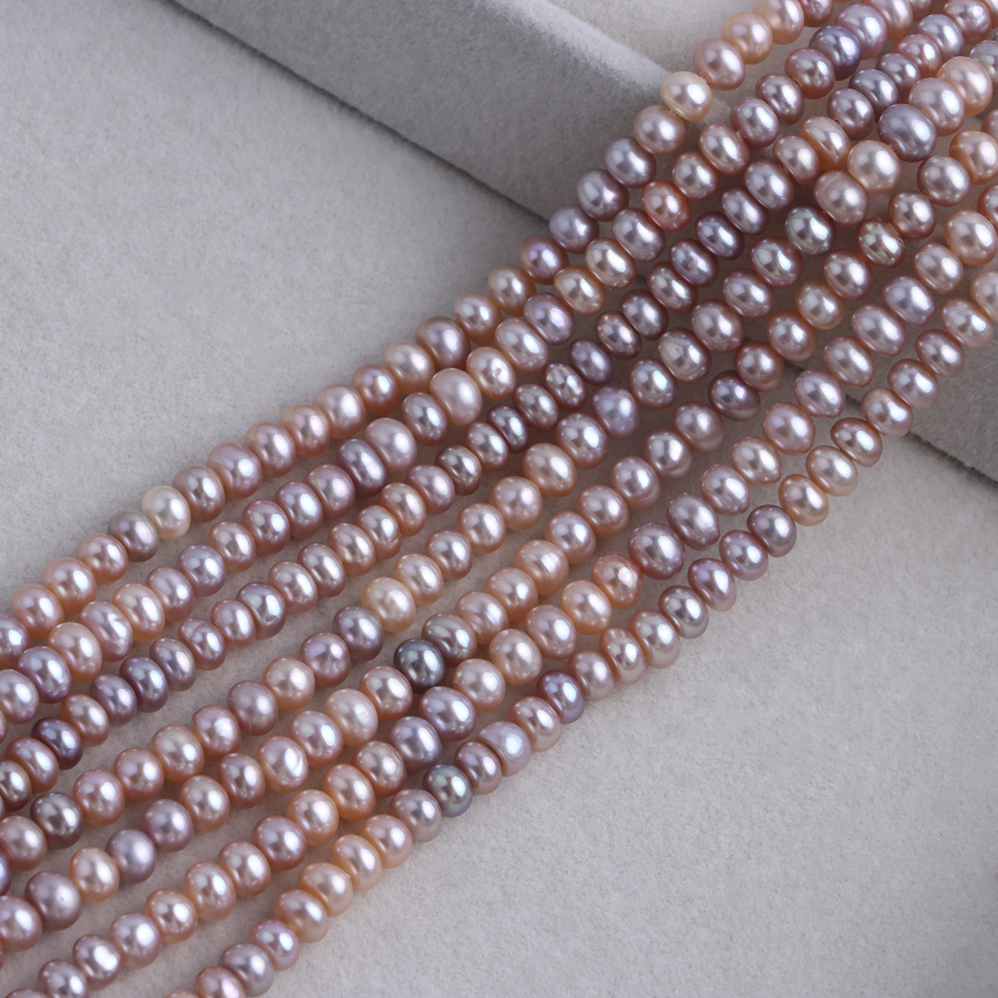 4:Candy color 4-5mm abacus beads 1 string