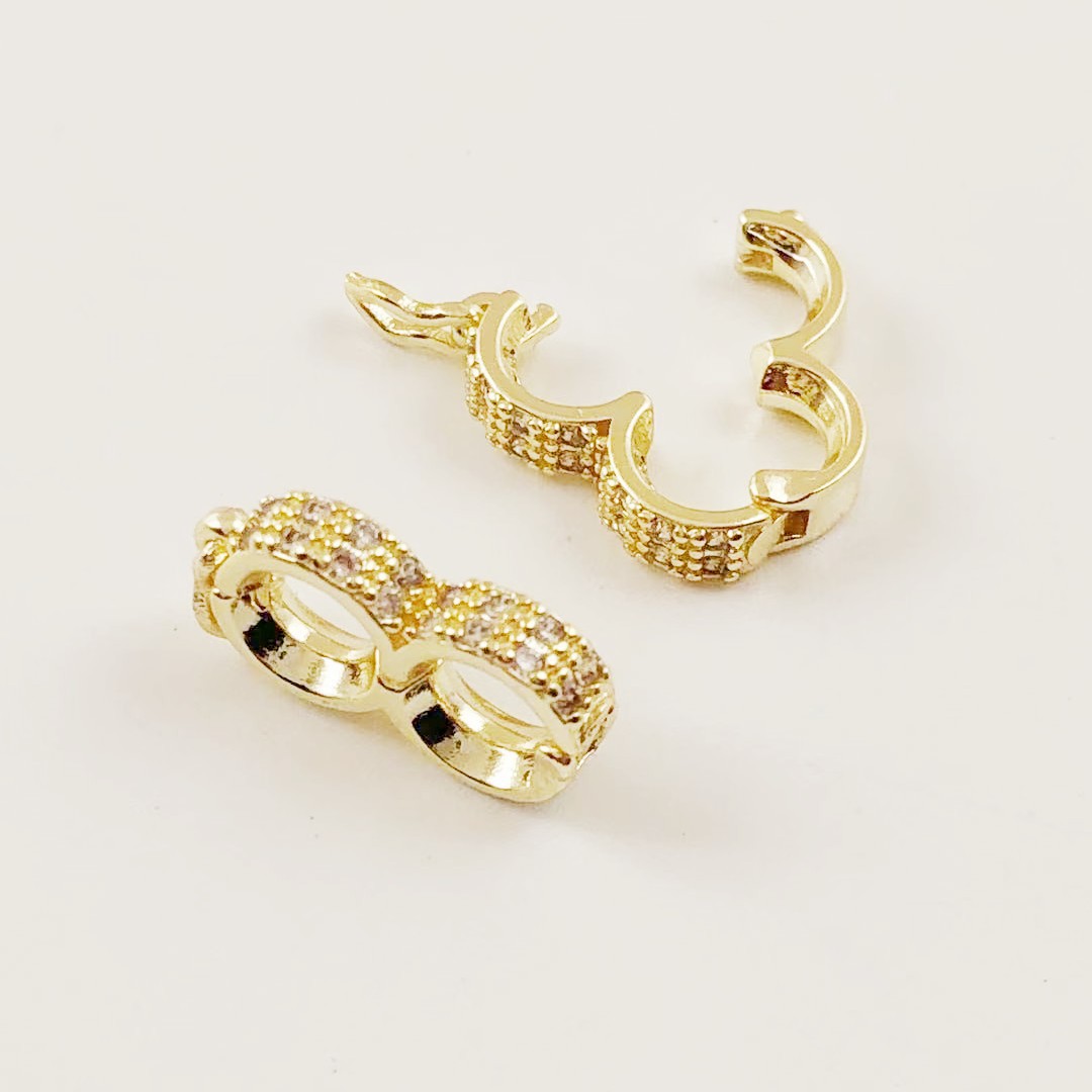 1 14 Karat vergoldete