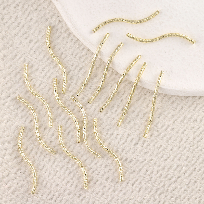 14K Gold color Thickness 1.5 * length 20mm