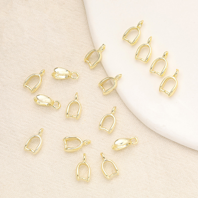 14K Gold color width 4.8 * length 9mm