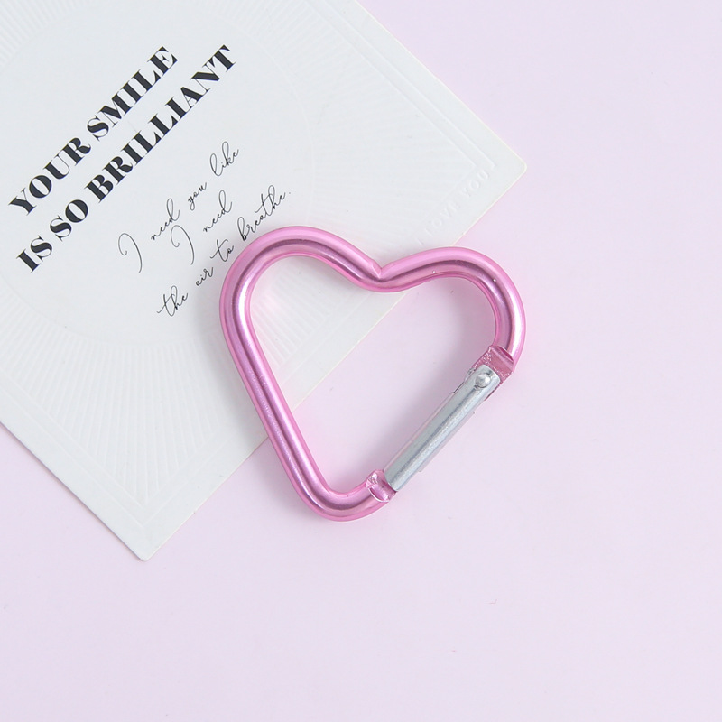 6:[pink] electroplated love spring buckle