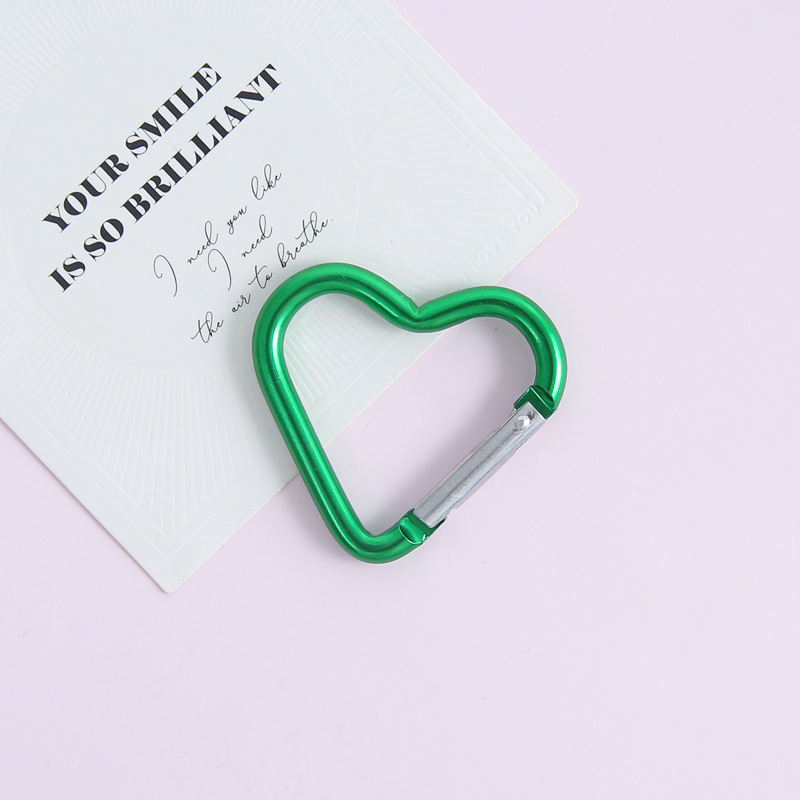7:[green] electroplated love spring buckle