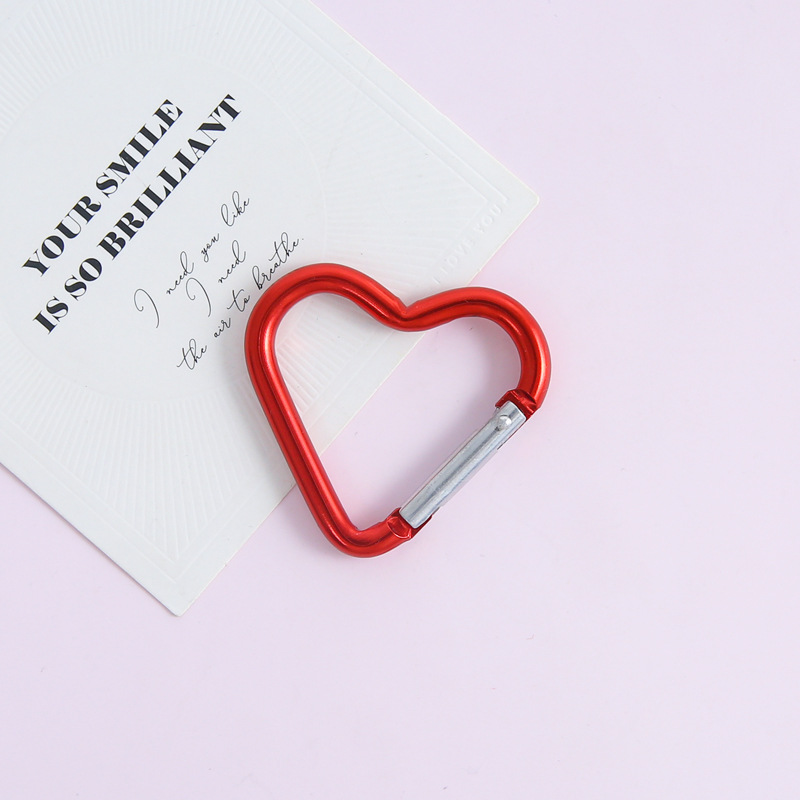 9:[red] electroplated love spring buckle