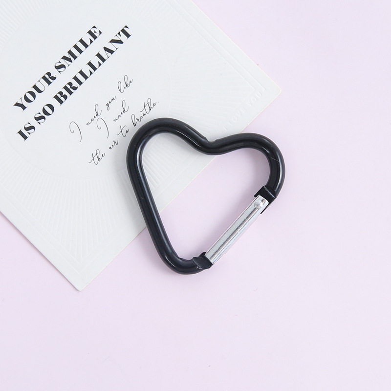 10:[black] electroplated love spring buckle