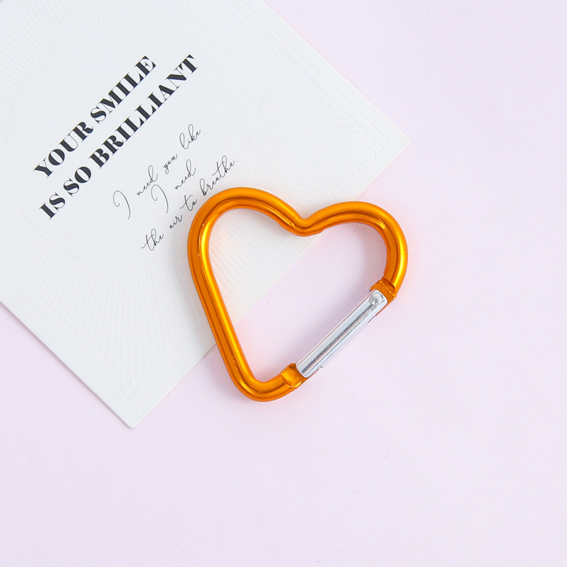 11:[orange] electroplated love spring buckle