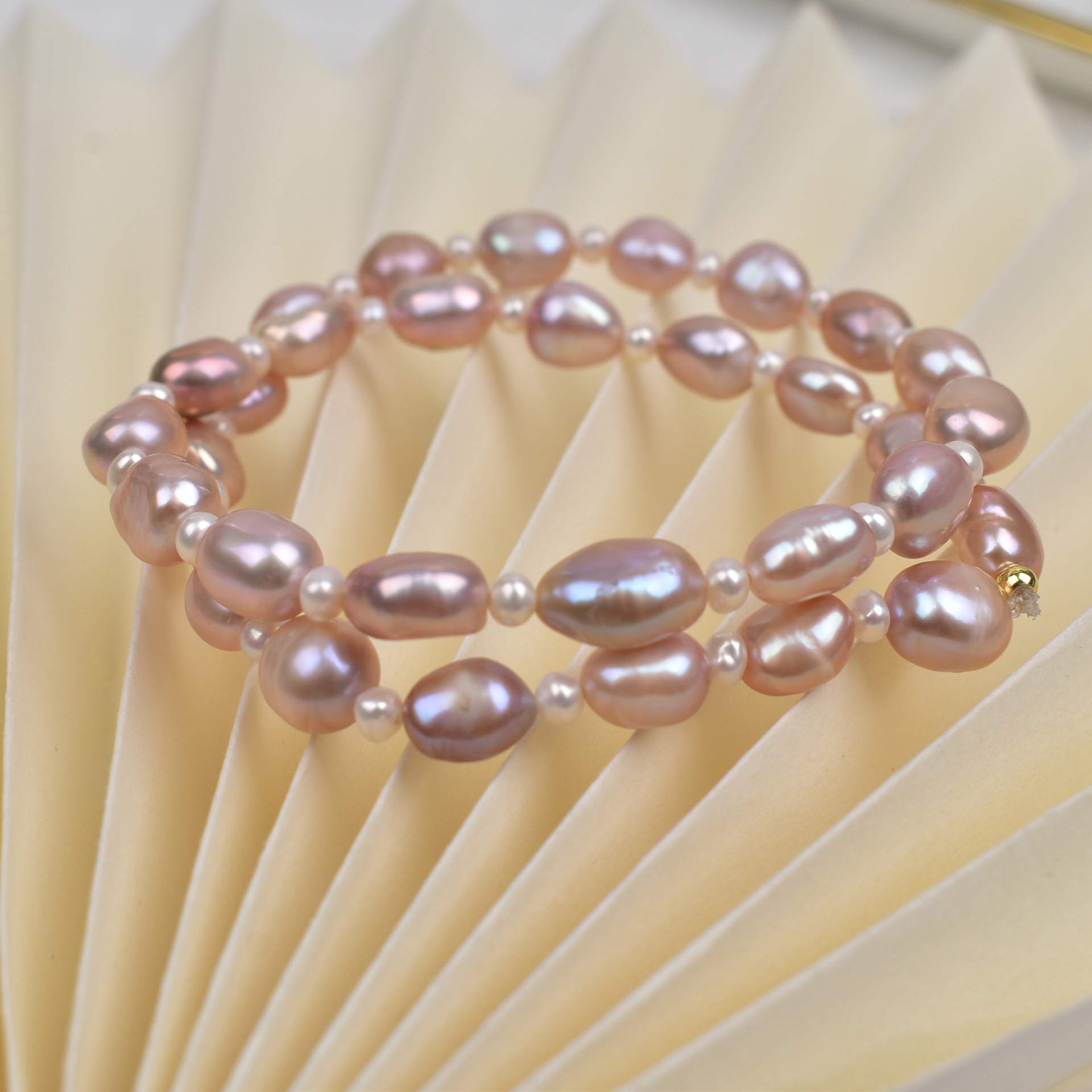 4:Natural purple/two circles stacked belt