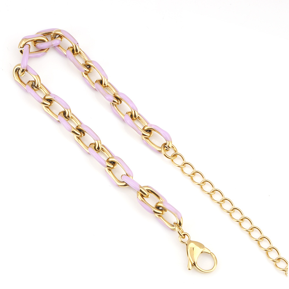 Purple Necklace 45cm/ 5cm