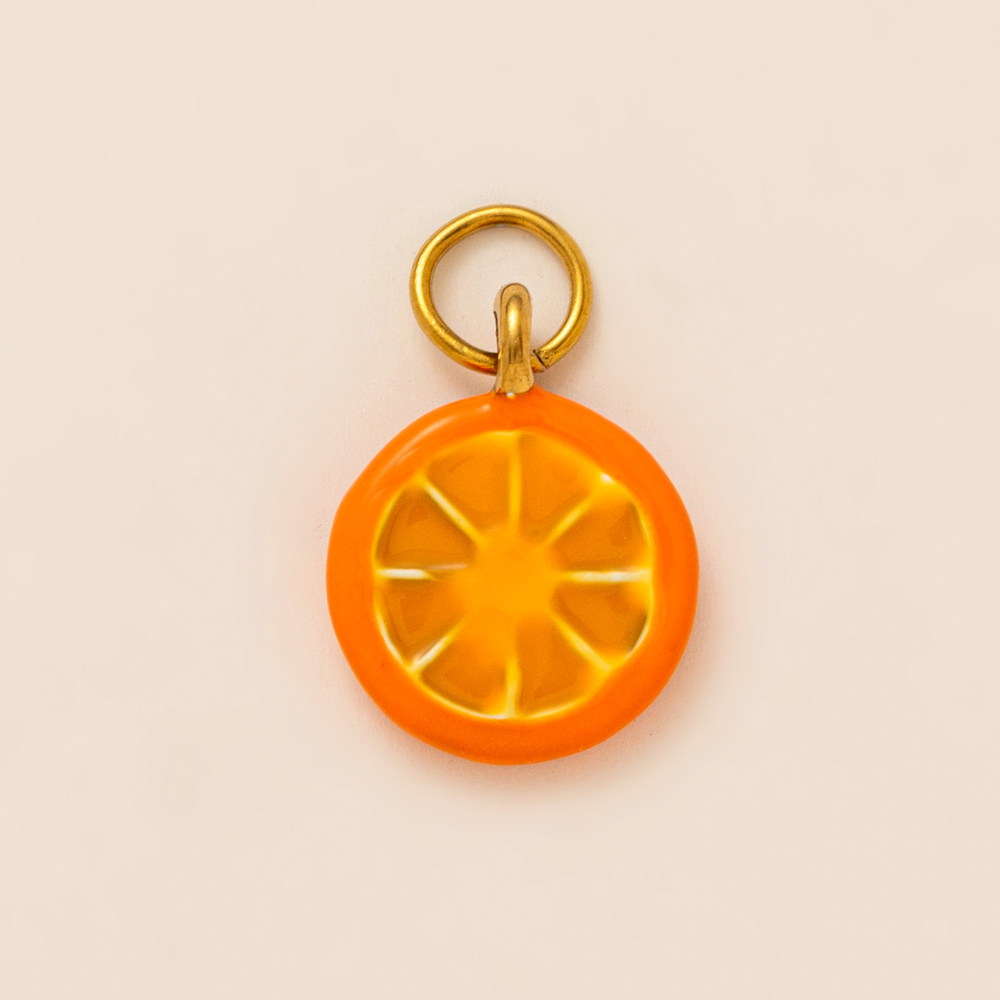 12:Orange single pendant