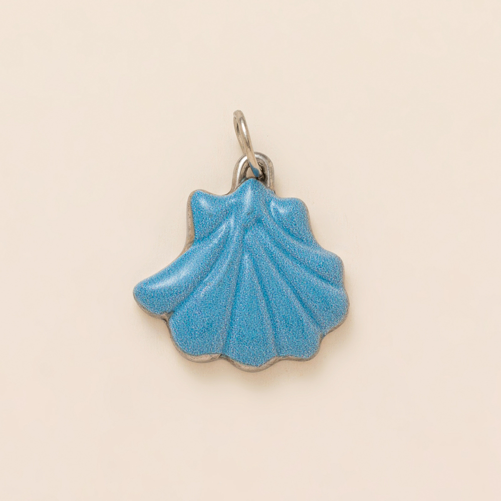 8:Scallop blue pendant 6