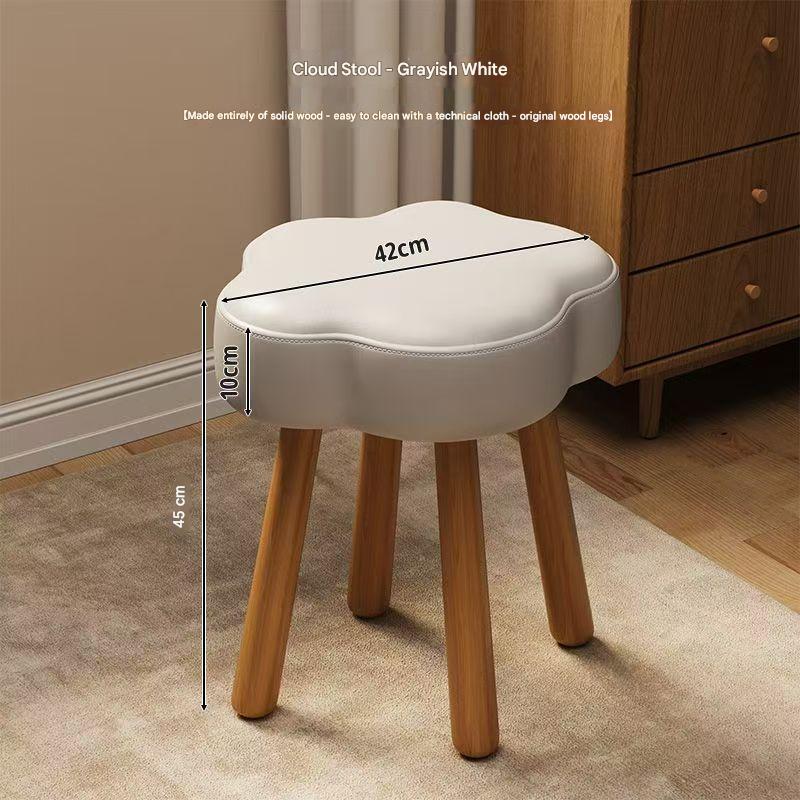 [log stool legs-technical cloth] off-white