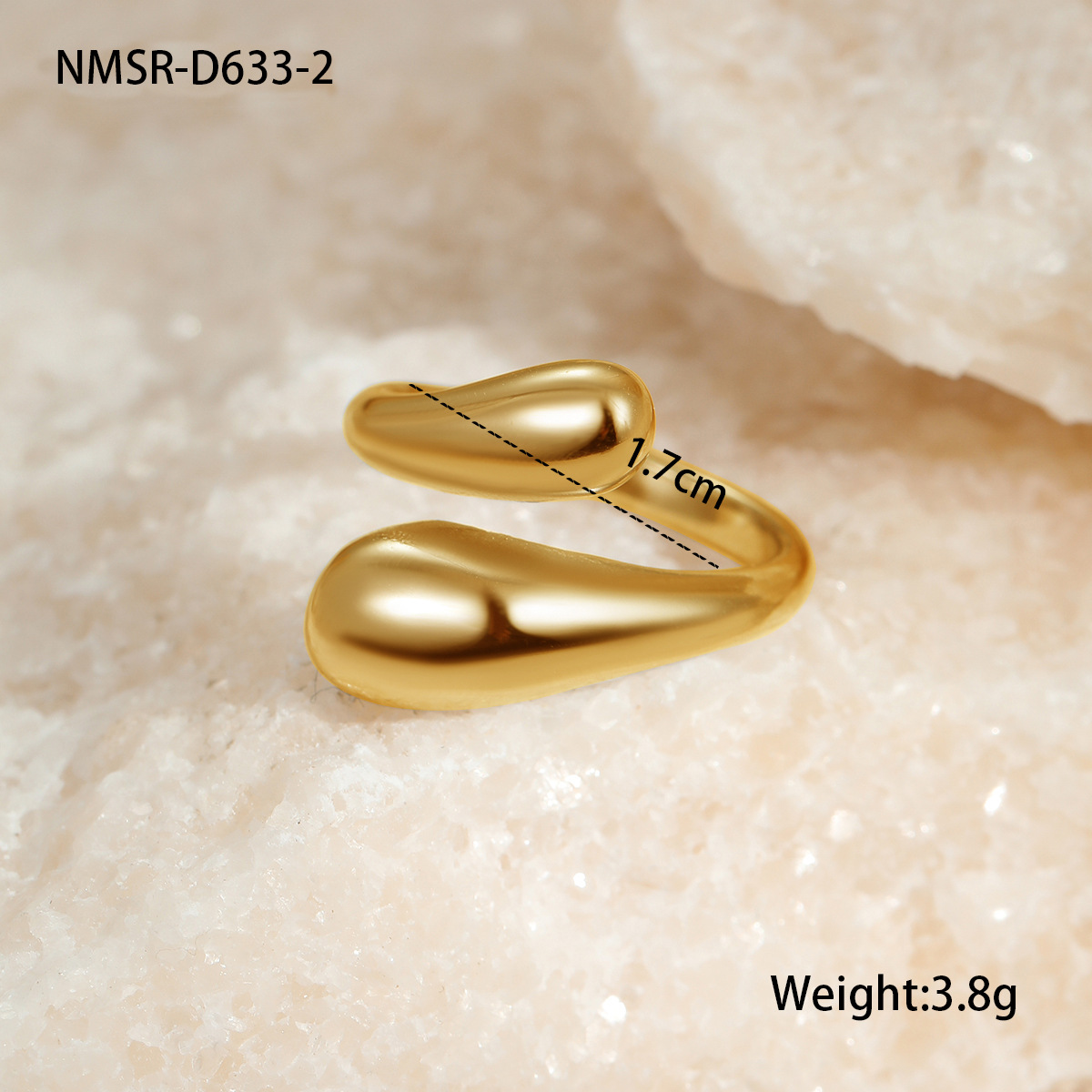 1:Nmsr-d633-2 gold ring