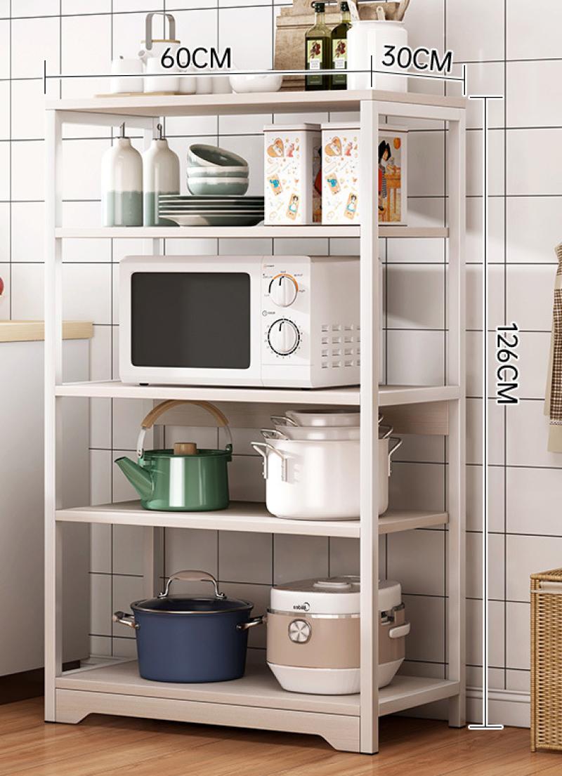 [Five-layer] Maple cherry color   white frame 60*30 * 126cm