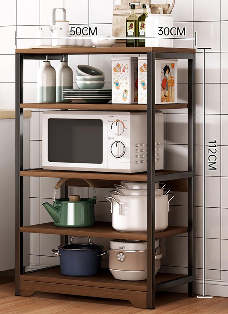 [Five-layer] Harano Oak   black frame 50*30 * 112cm