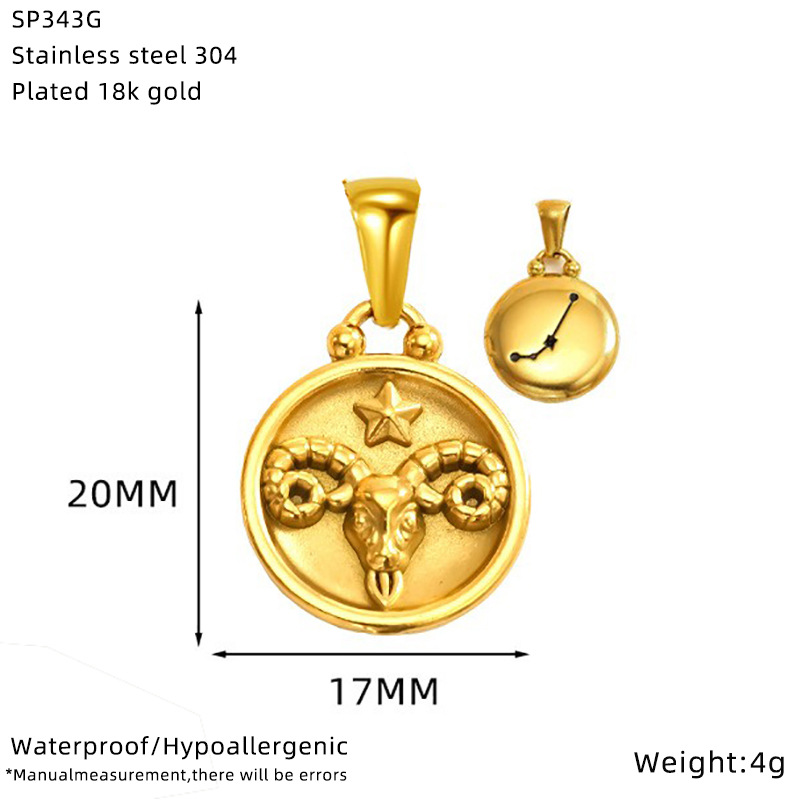1:Sp343g-1 (aries) single pendant