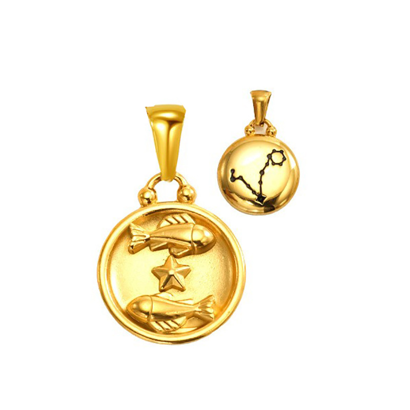 12:Sp343g-12 (pisces) single pendant