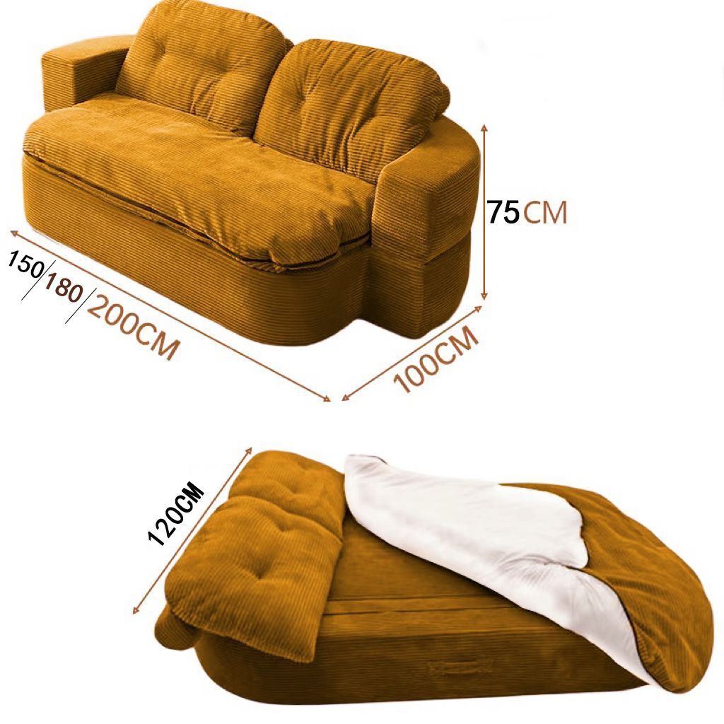 Turmeric thick stripe corduroy