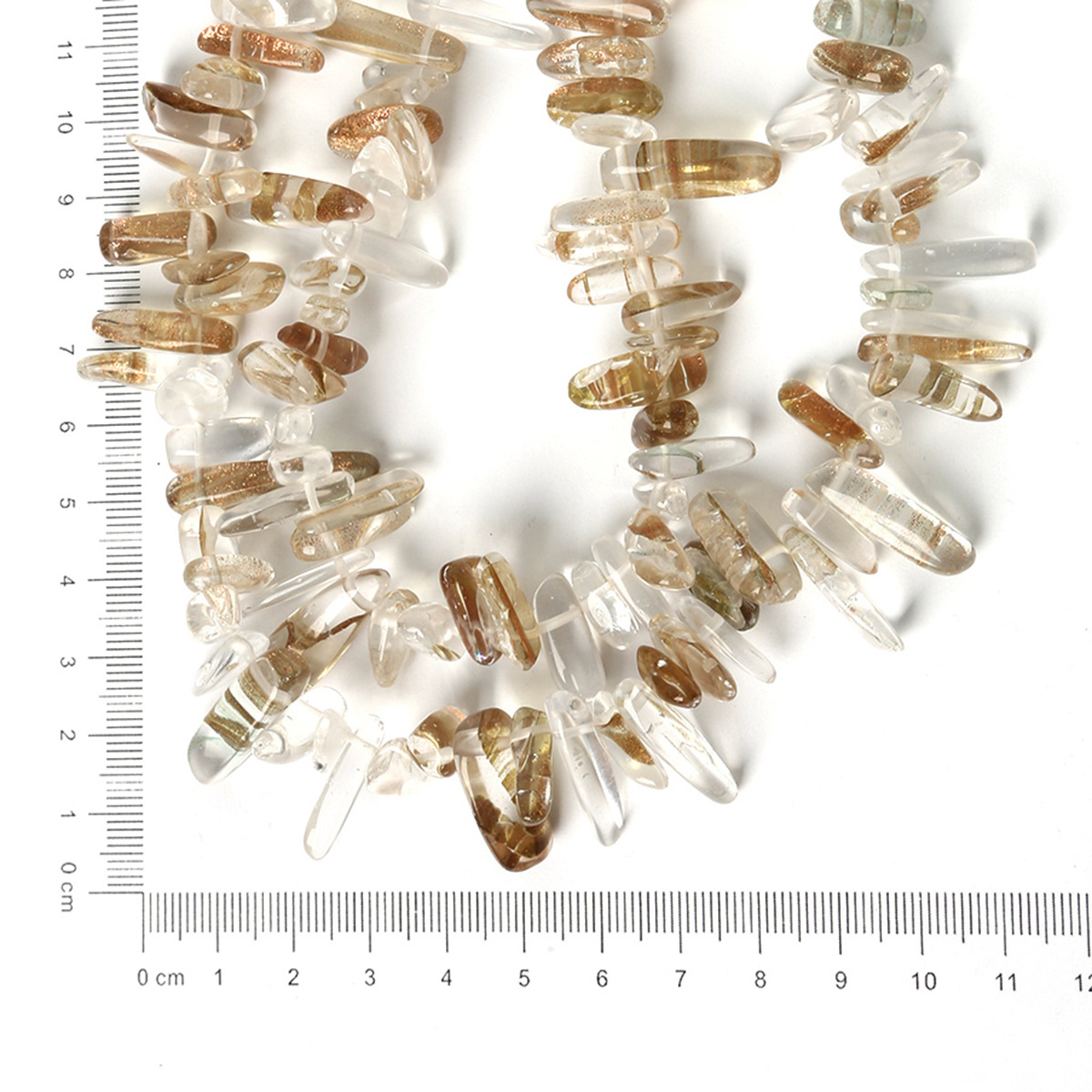 12:Artificial golden hair Crystal