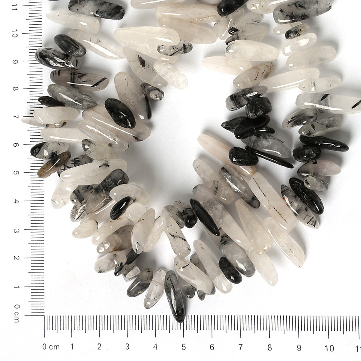 13 Black Rutilated Quartz