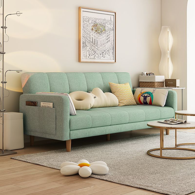 Light green-sponge thickened cotton and linen fabric-05 style