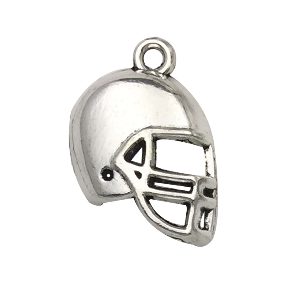 5:football baseball player helmet 14x20mm -9198