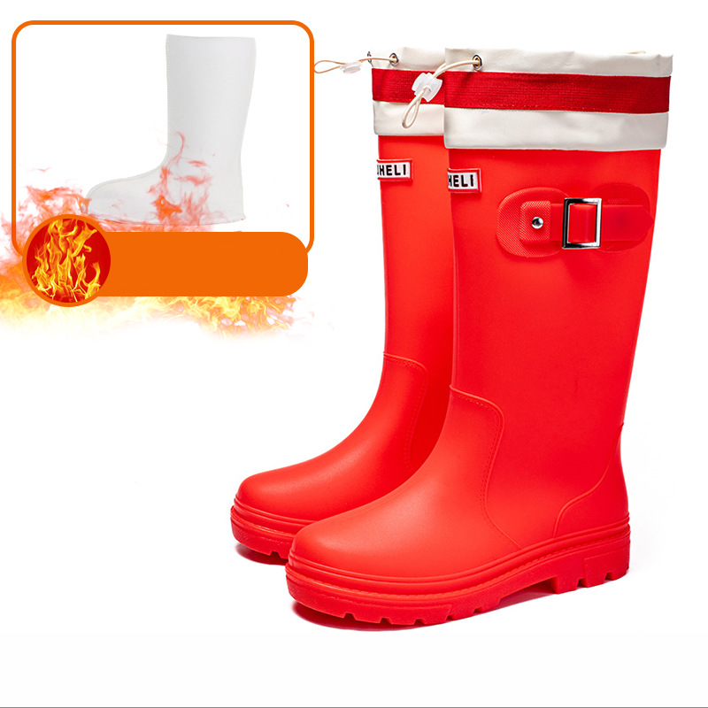 Red drawstring with cotton