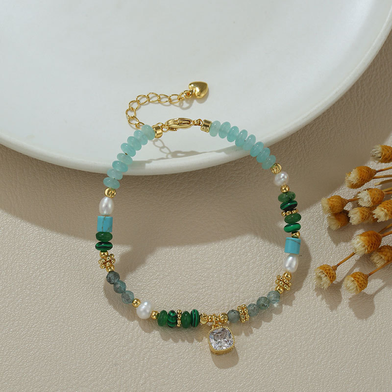 5:B4103 natural pearl gradient zircon