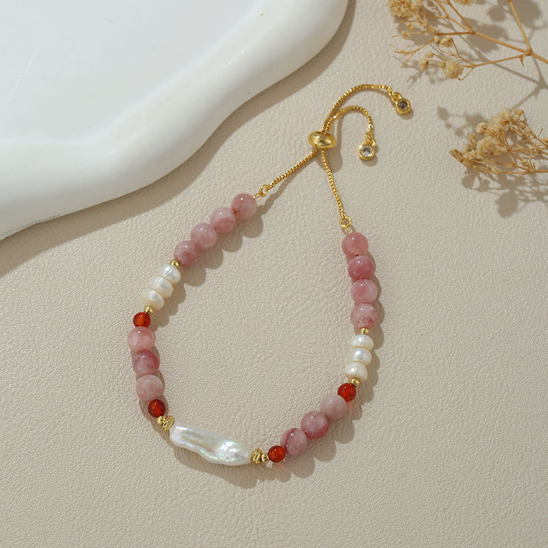 4:B4289 natural pearl pipa beads