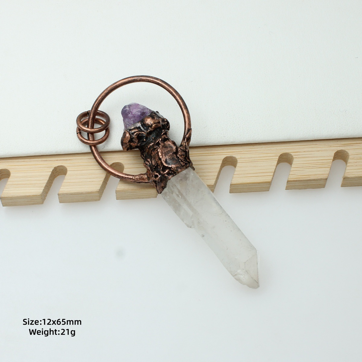 1:Amethyst white crystal