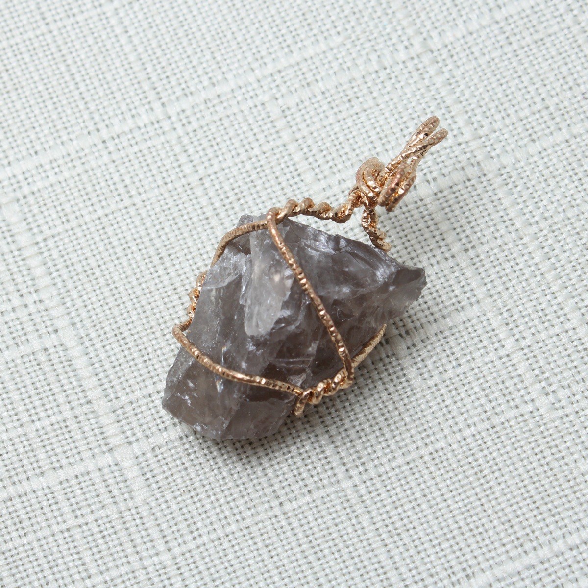 2:Purple gray crystal stone
