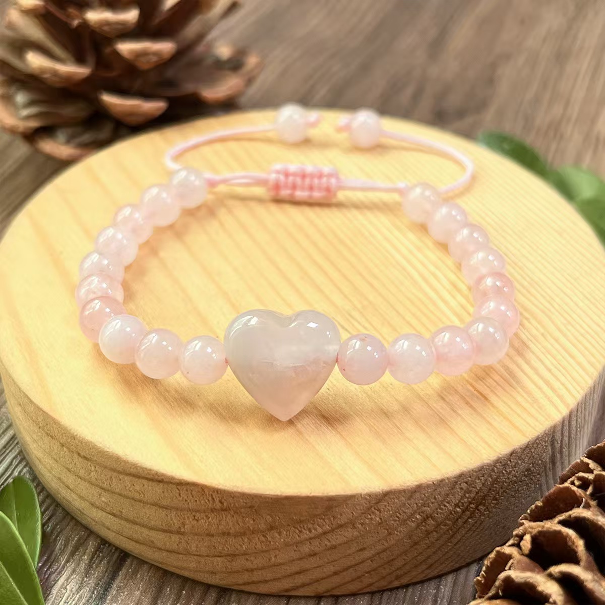 2 Rose Quartz Cuarzo Rosado