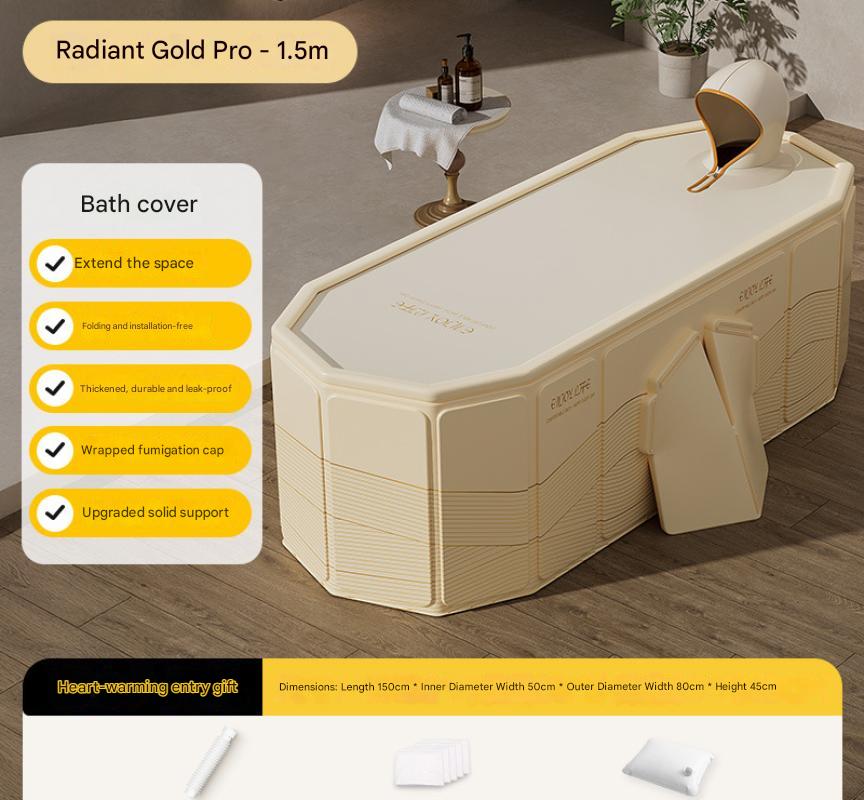 B Drainage pipe / 5 bath bags / 1 water-filled seat cushion