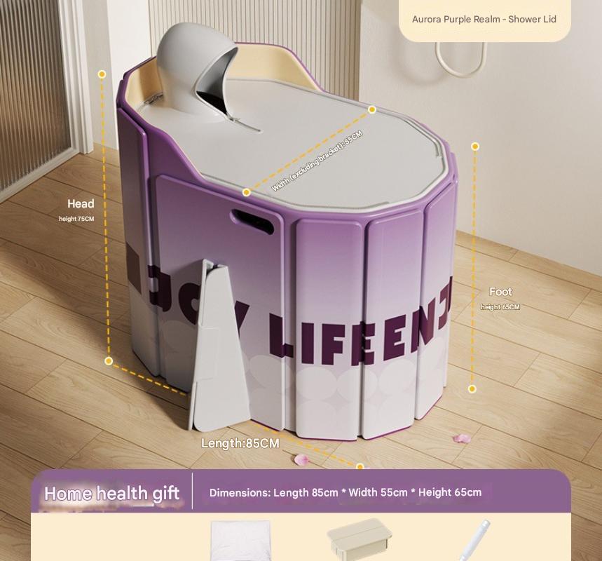 D Drainage pipe / 5 bath bags / Foldable bath stool