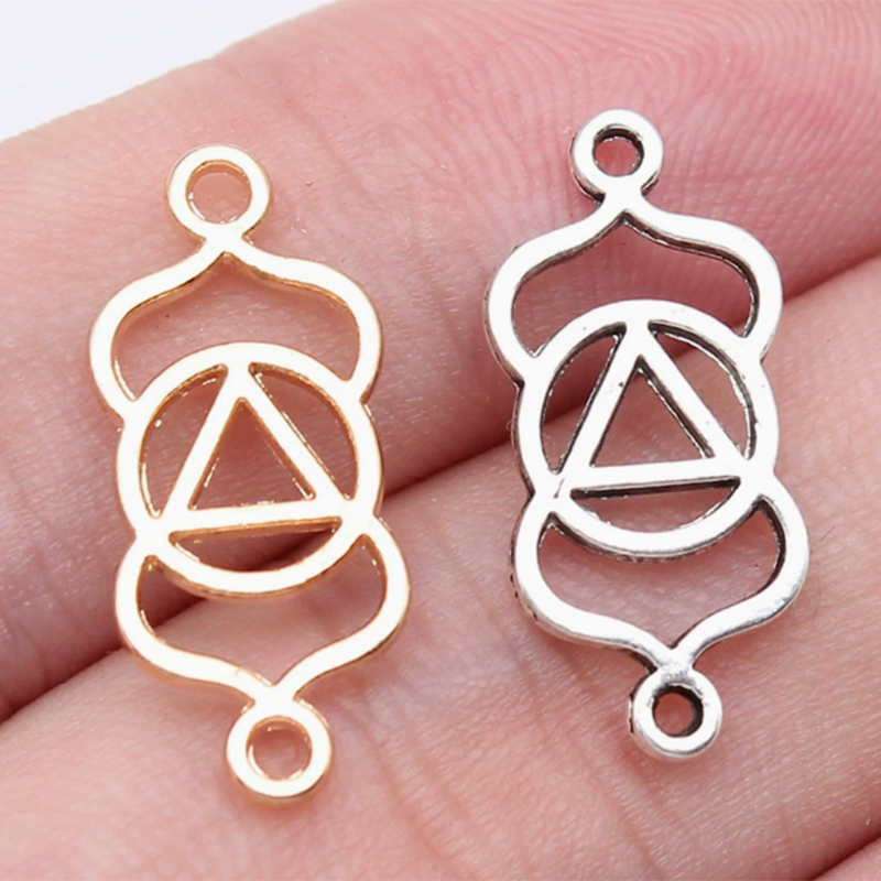 antique silver color plated B 10x21mm