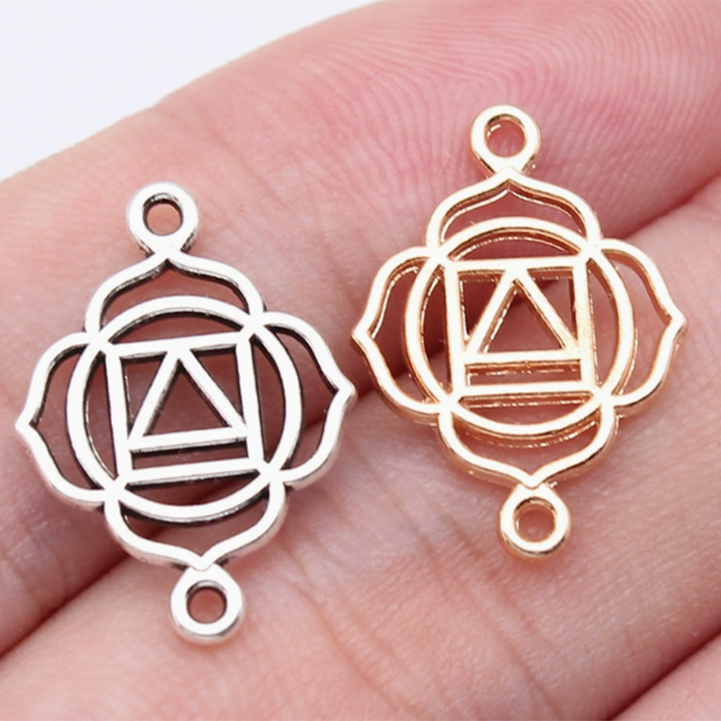 antique silver color plated G 20x14mm