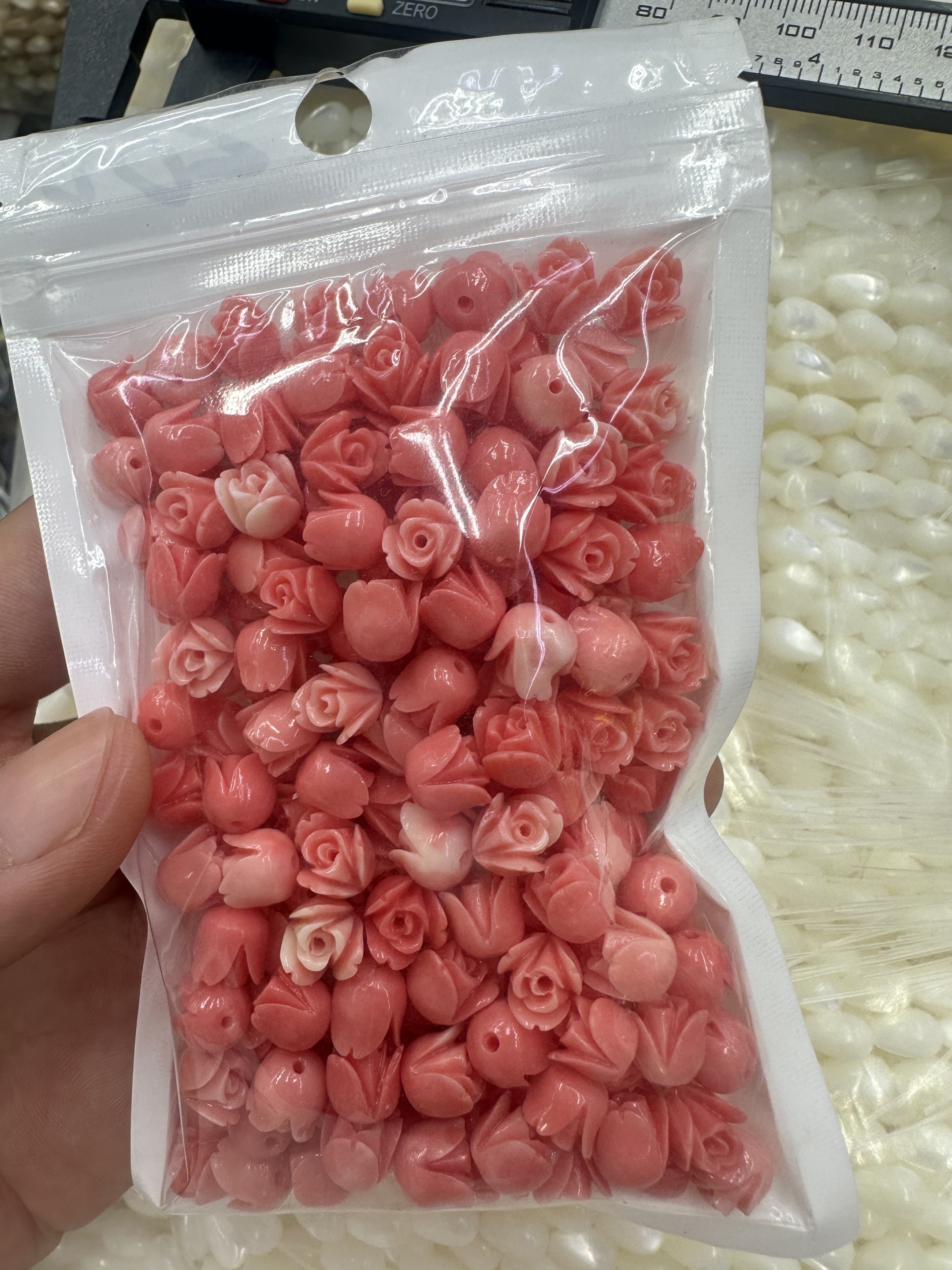 3 7*7mm,(one string of 55 pieces)