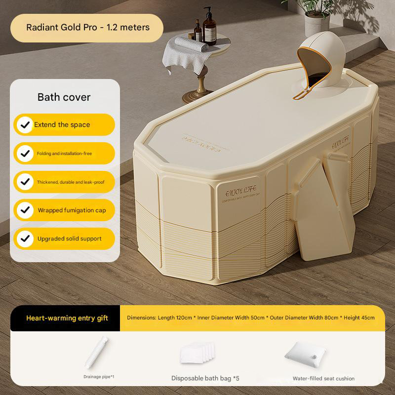 A Drainage pipe / 5 bath bags / 1 water-filled seat cushion