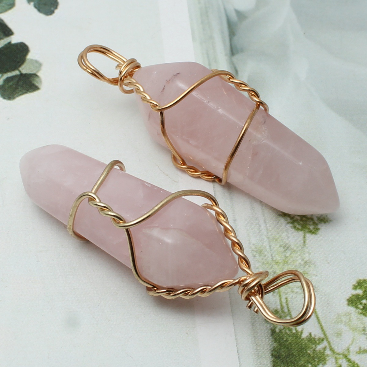 4 Rose Quartz Cuarzo Rosado