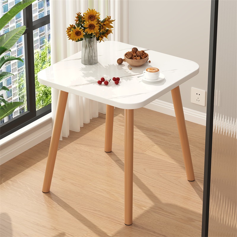 White texture [square table 50*50 height 70] heightened version