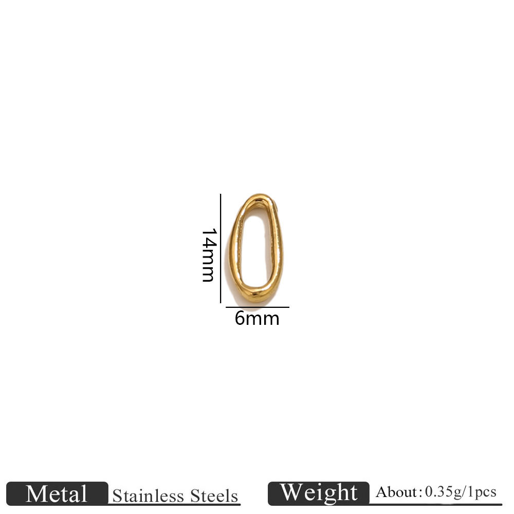 1:Golden special-shaped frame-small size 6*14mm