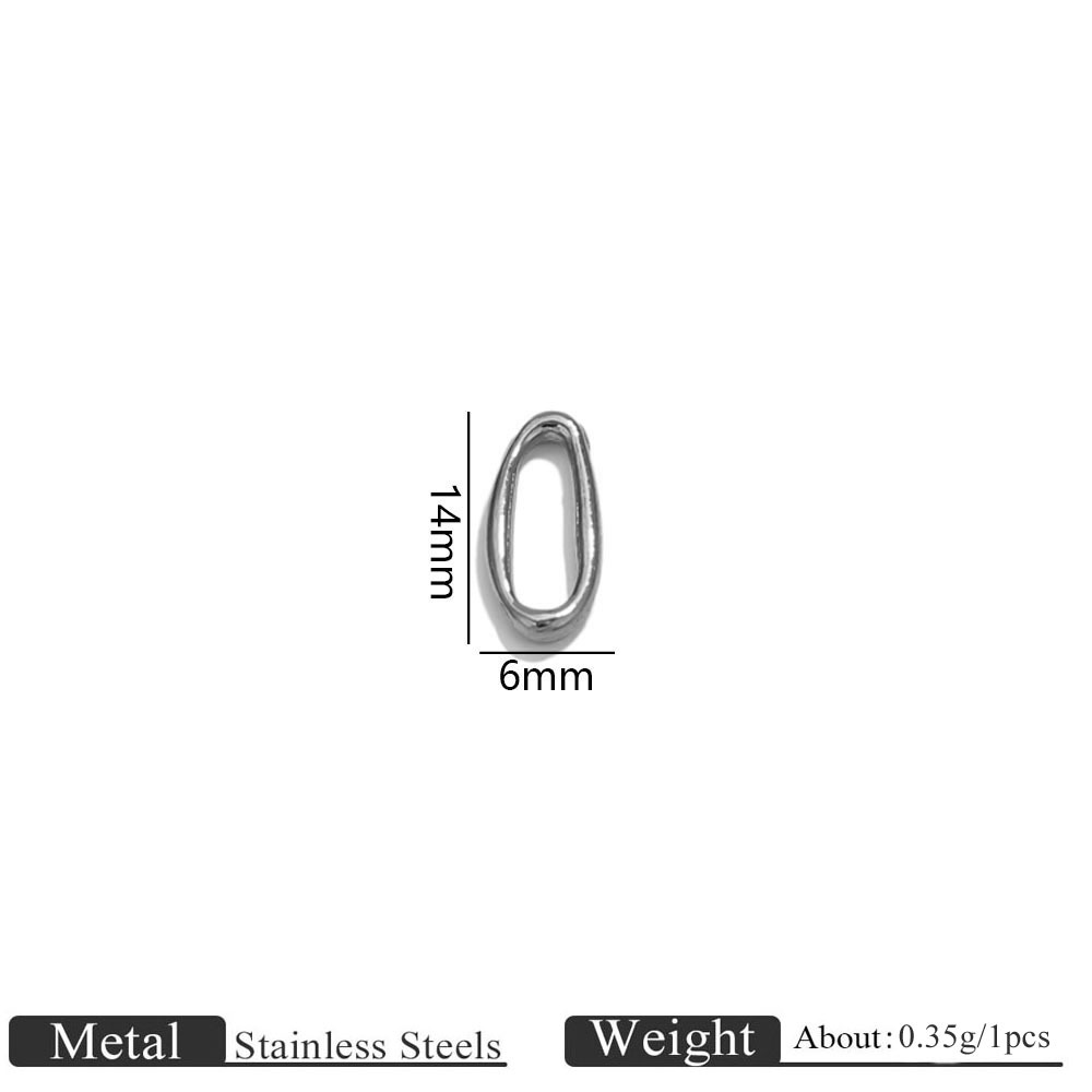 2:Steel color special-shaped frame-small size 6*14mm