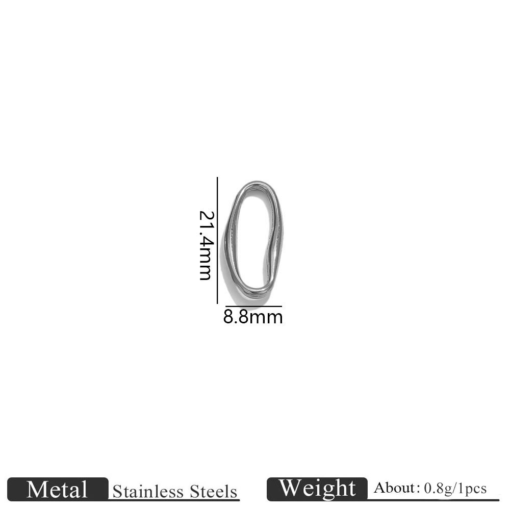 4:Steel color special-shaped frame-medium size 9*21.5mm