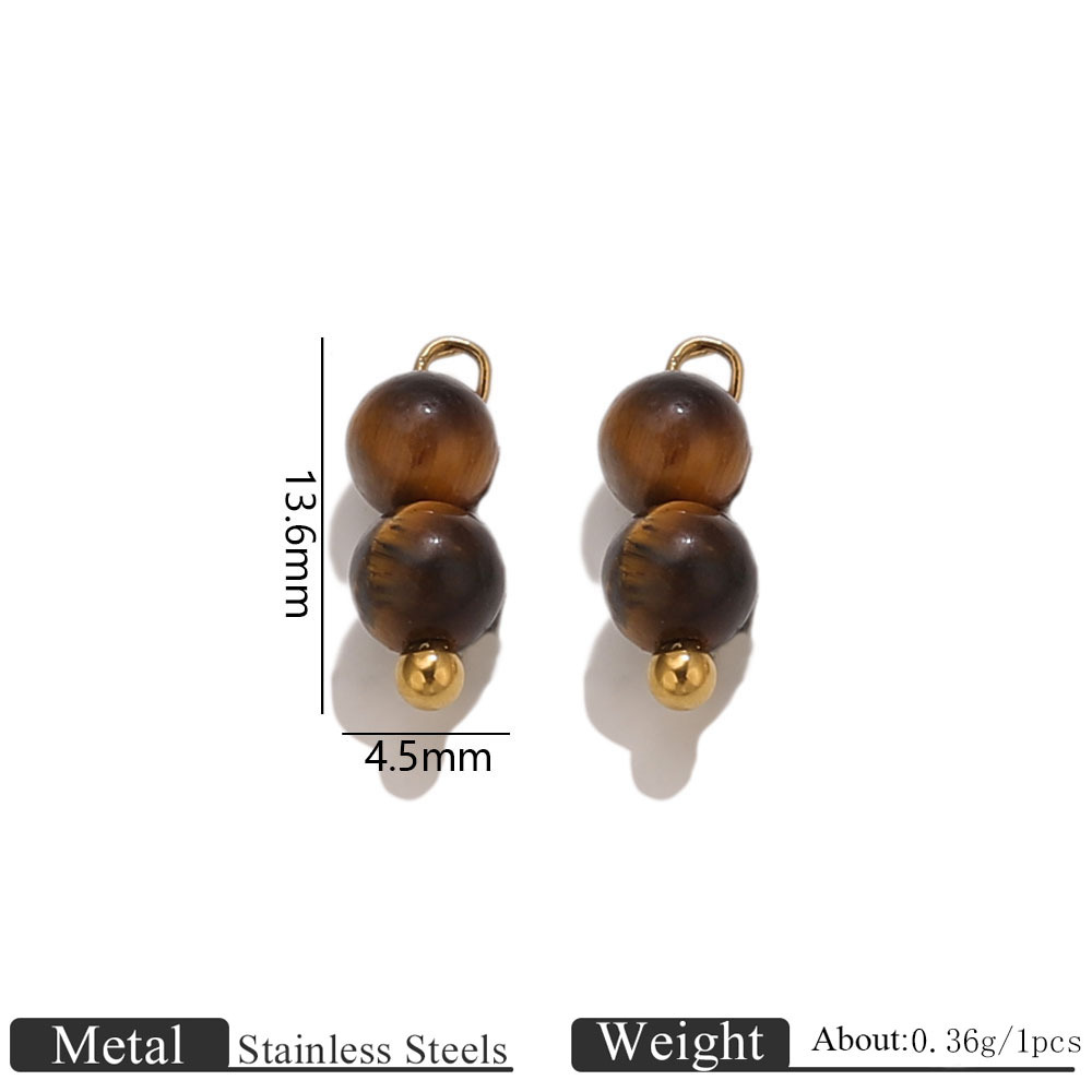 3:4mm golden tiger eye stone pendant