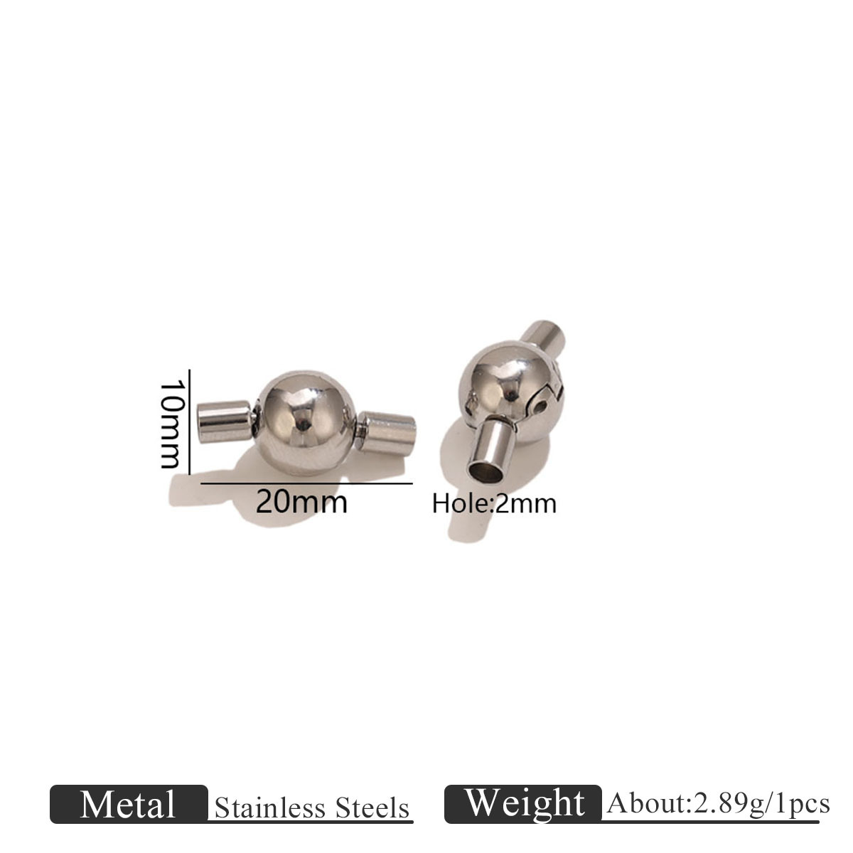 3:Steel color ball connection