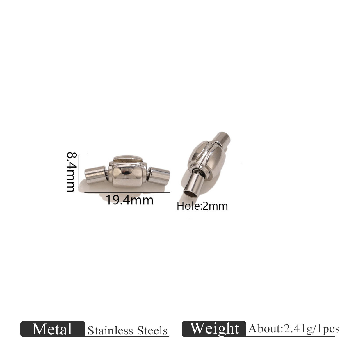 4:Steel color cylindrical connection style 1