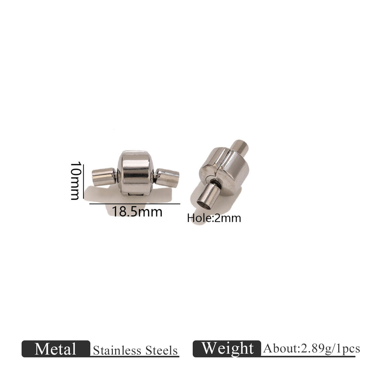 6:Steel color cylindrical connection style 3
