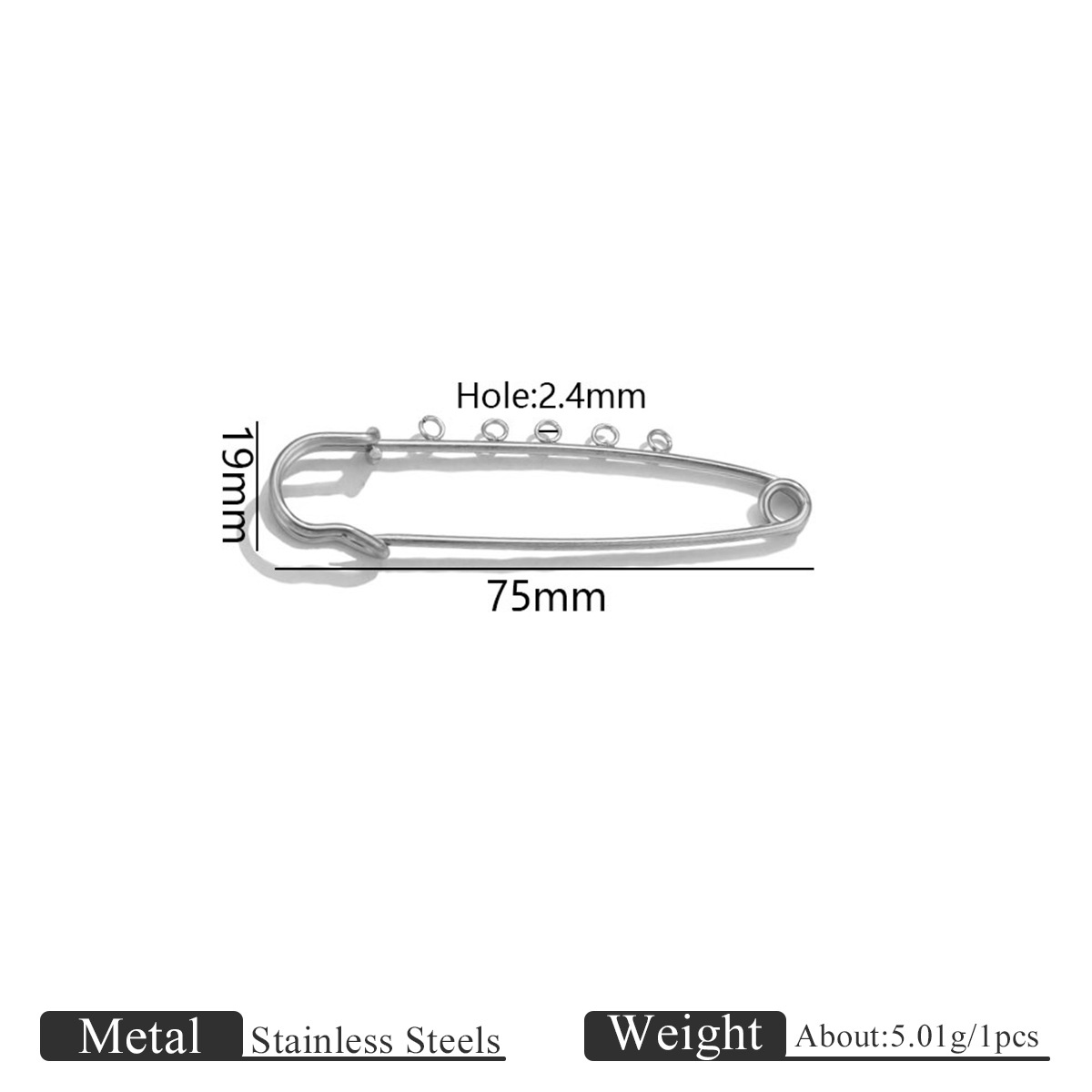 7:Welding pin 75cm steel color