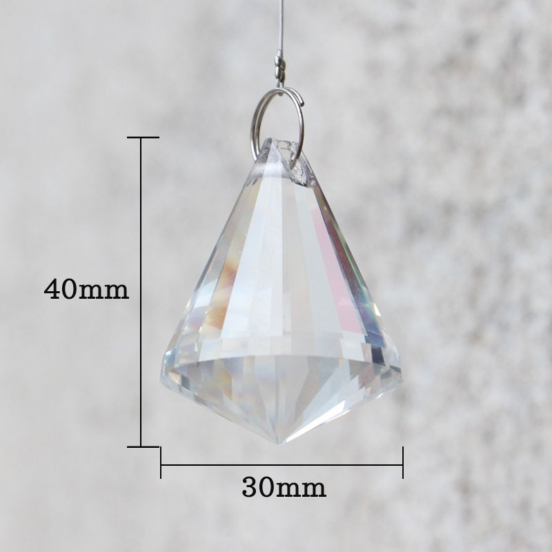 15:Ball cone shape (transparent color) (30mm*40mm)