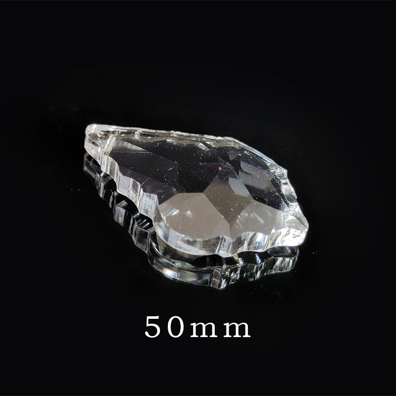 22:Transparent maple leaf pendant (50mm)