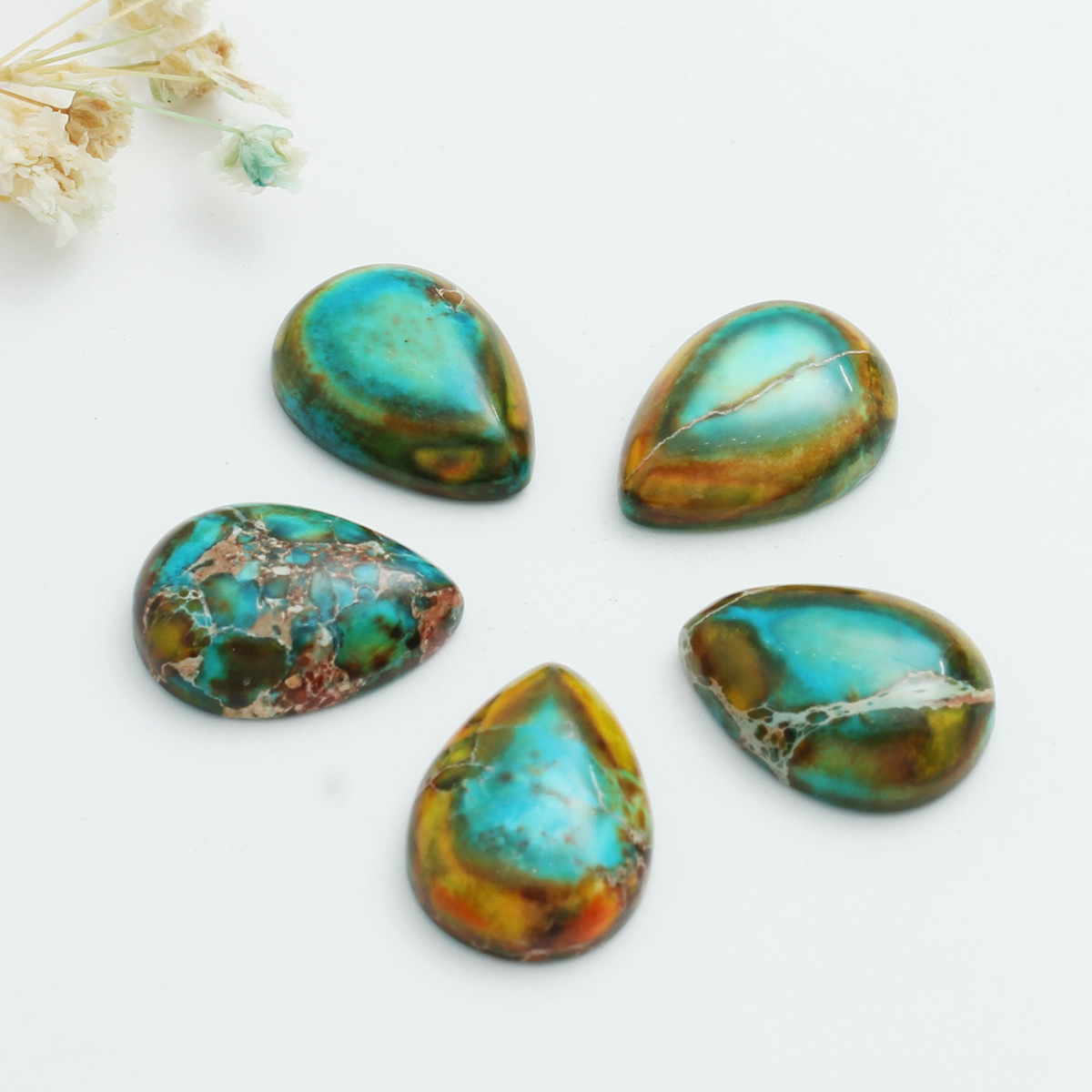 Orange green 10*14mm