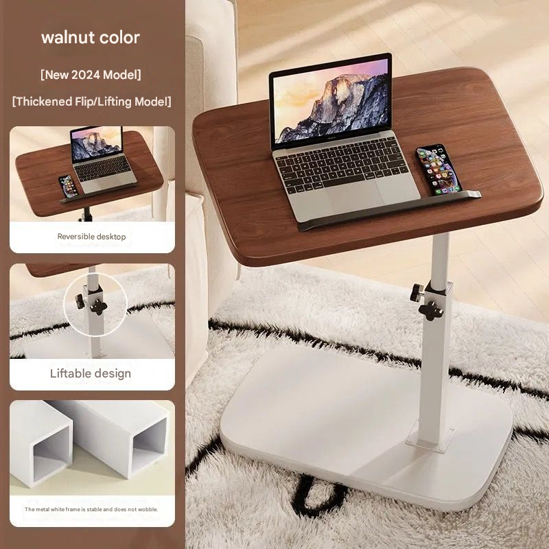 Walnut color white frame